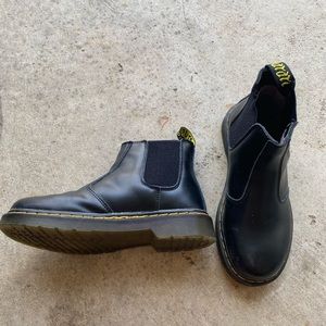 Black water resistant boots